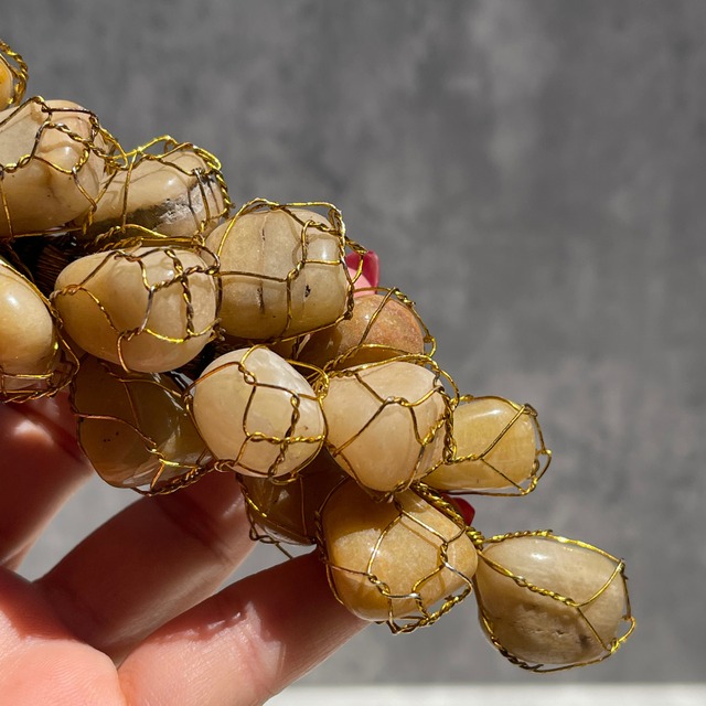 made in インド【イエロージャスパー】ドアハンガー 鉱物 天然石 パワーストーン