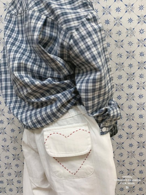 【予約】GO U ハートステッチパンツ 90~160