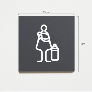 軽量 アルミ複合板 壁付け 看板(サイン各種 )kabe-0068