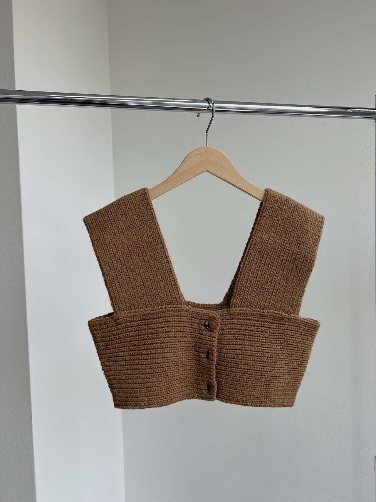 2way front knit bustier