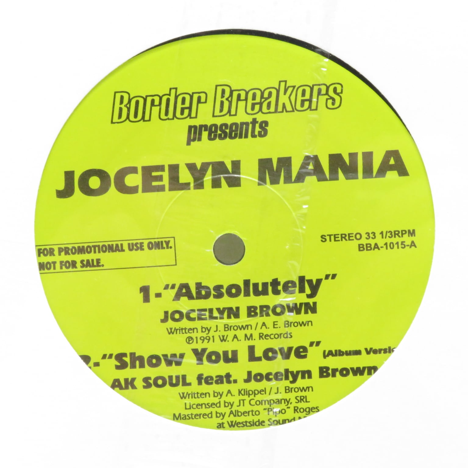 Jocelyn Brown /  Jocelyn Mania [BBA-1015] - 画像2