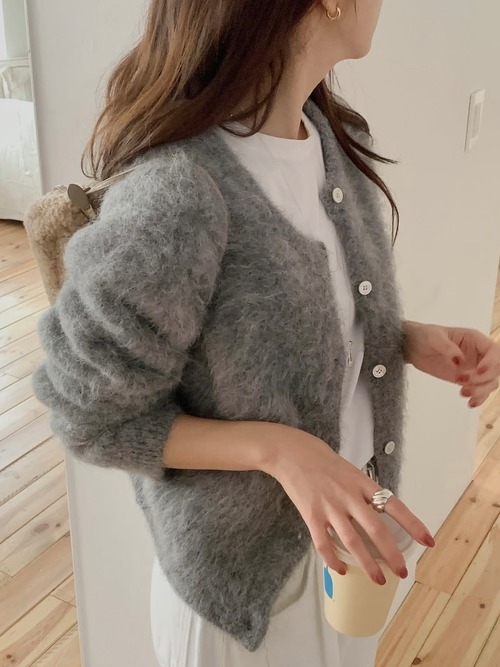 (即納) miel / Oui cardigan 2color