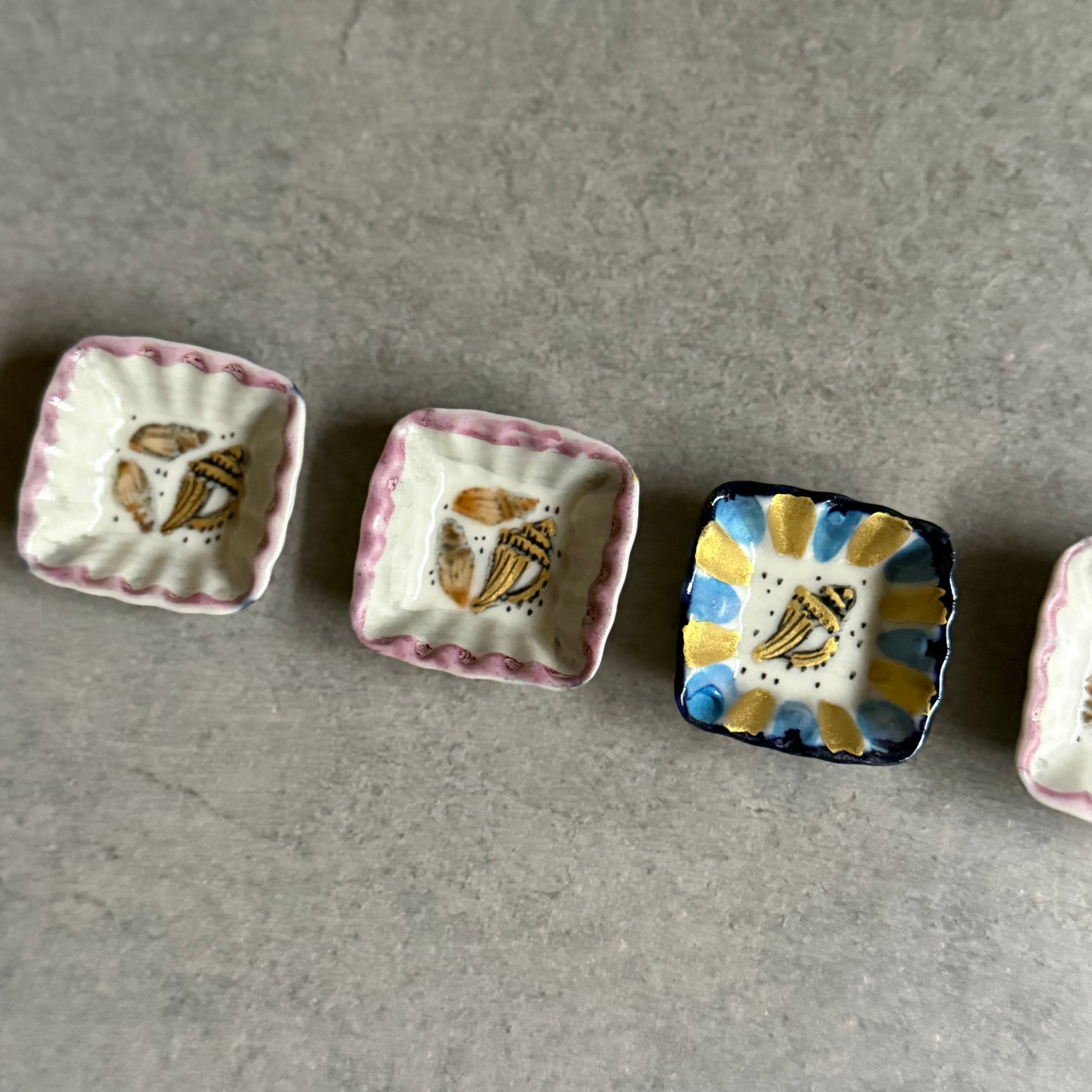 つちやまり 四角豆皿 | gallery 一白
