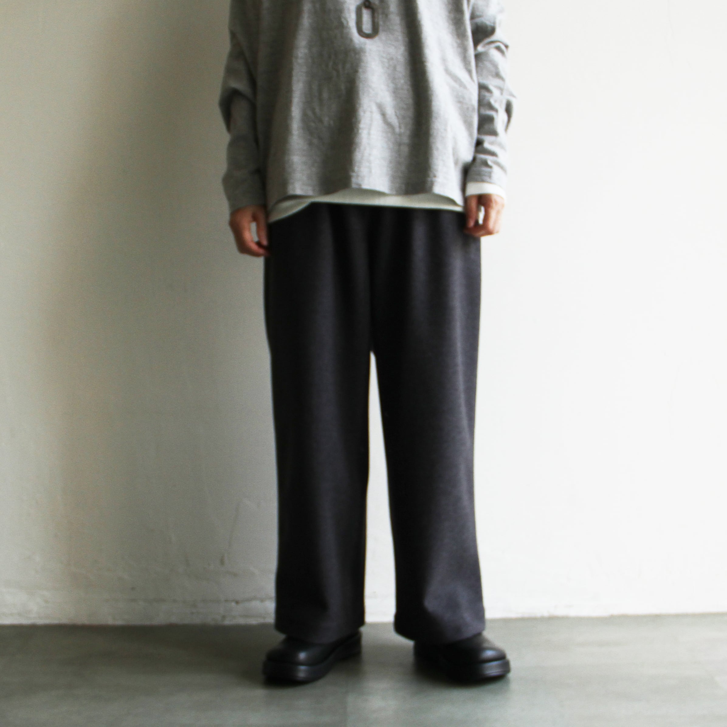 AQUA【 womens 】 Flannel-tuch easy pants