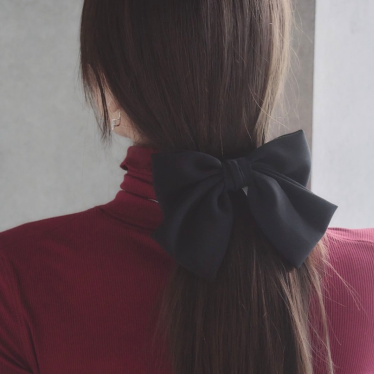 バレッタ：サックスリボンL　IMPRESSION