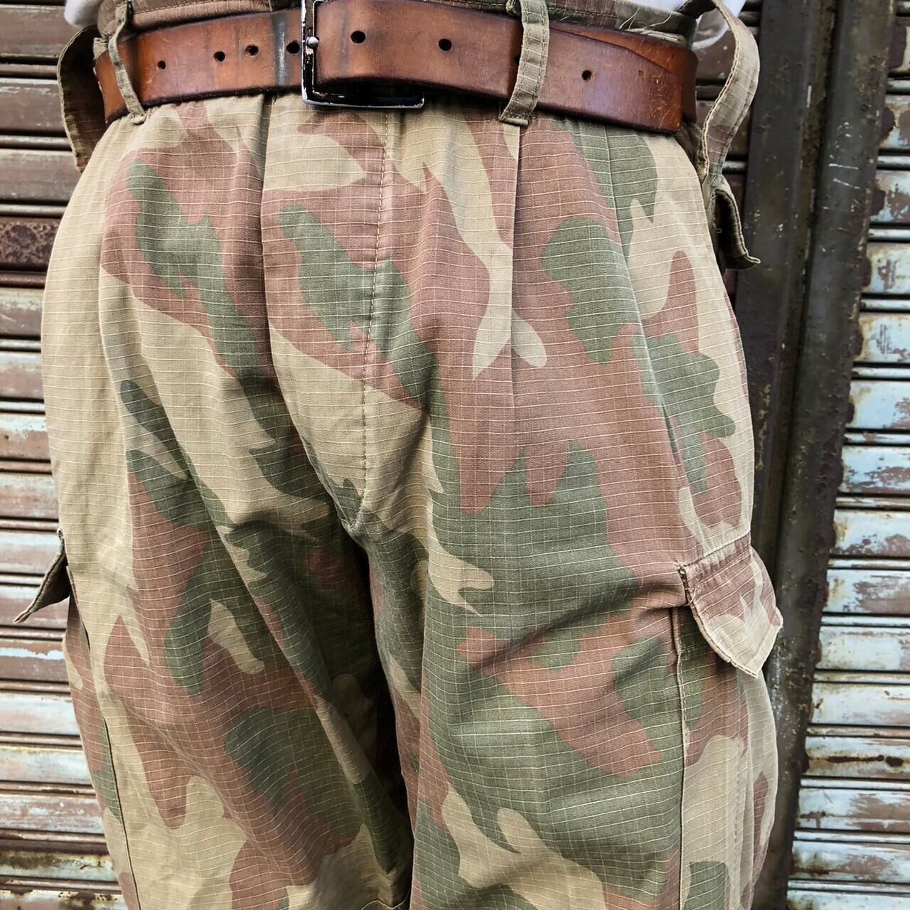 d*9様 【レア】ローデシア軍 ブラッシュカモ パンツ d*9様 【レア】ローデシア軍 ブラッシュカモ パンツ d*9様 【レア