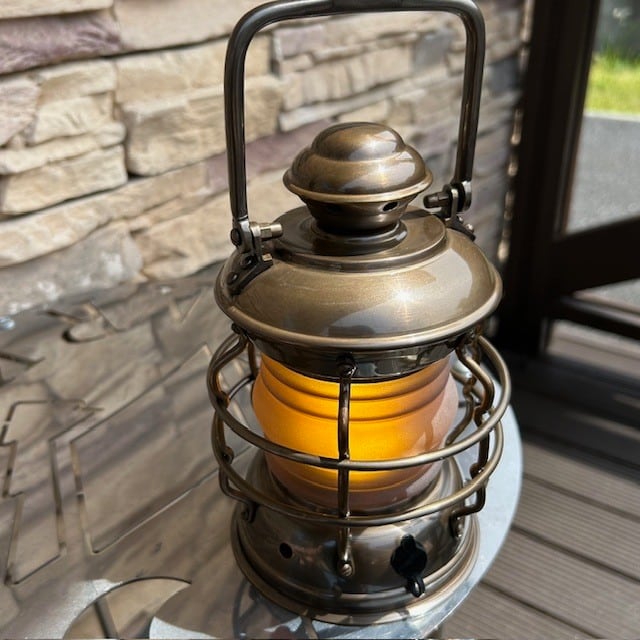 VERMONT LANTERNS ＜バーモントランタン＞ 】LED Antique Brass Mini