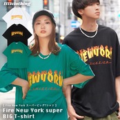 \SALE/◆Fire New York スーパービッグTシャツ◆kr-22044