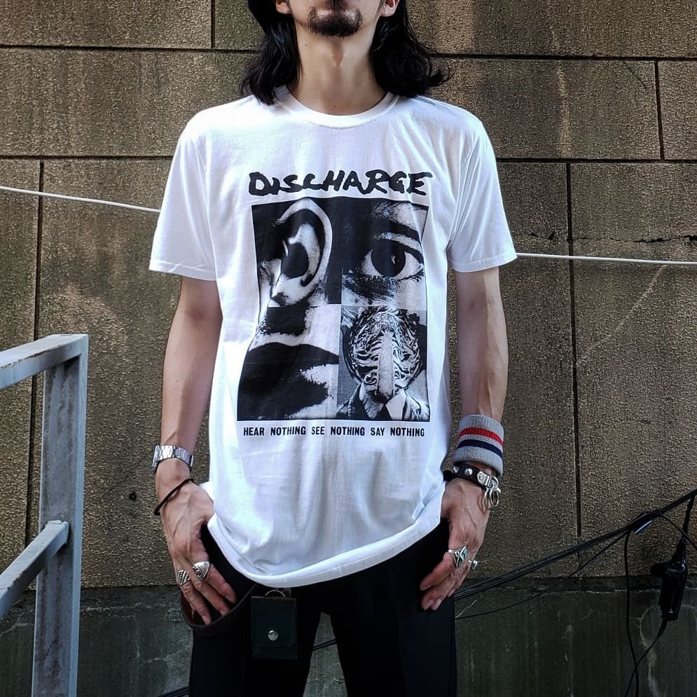 90s 00s DISCHARGE UK バンドTシャツ ディスチャージ M