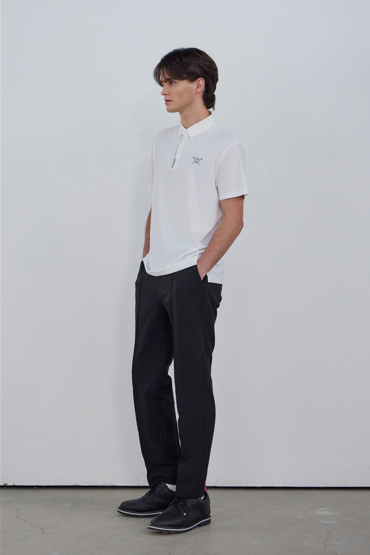 GOXO ゴーエックスオー コンフォートフィットエアカラーTシャツ ホワイト