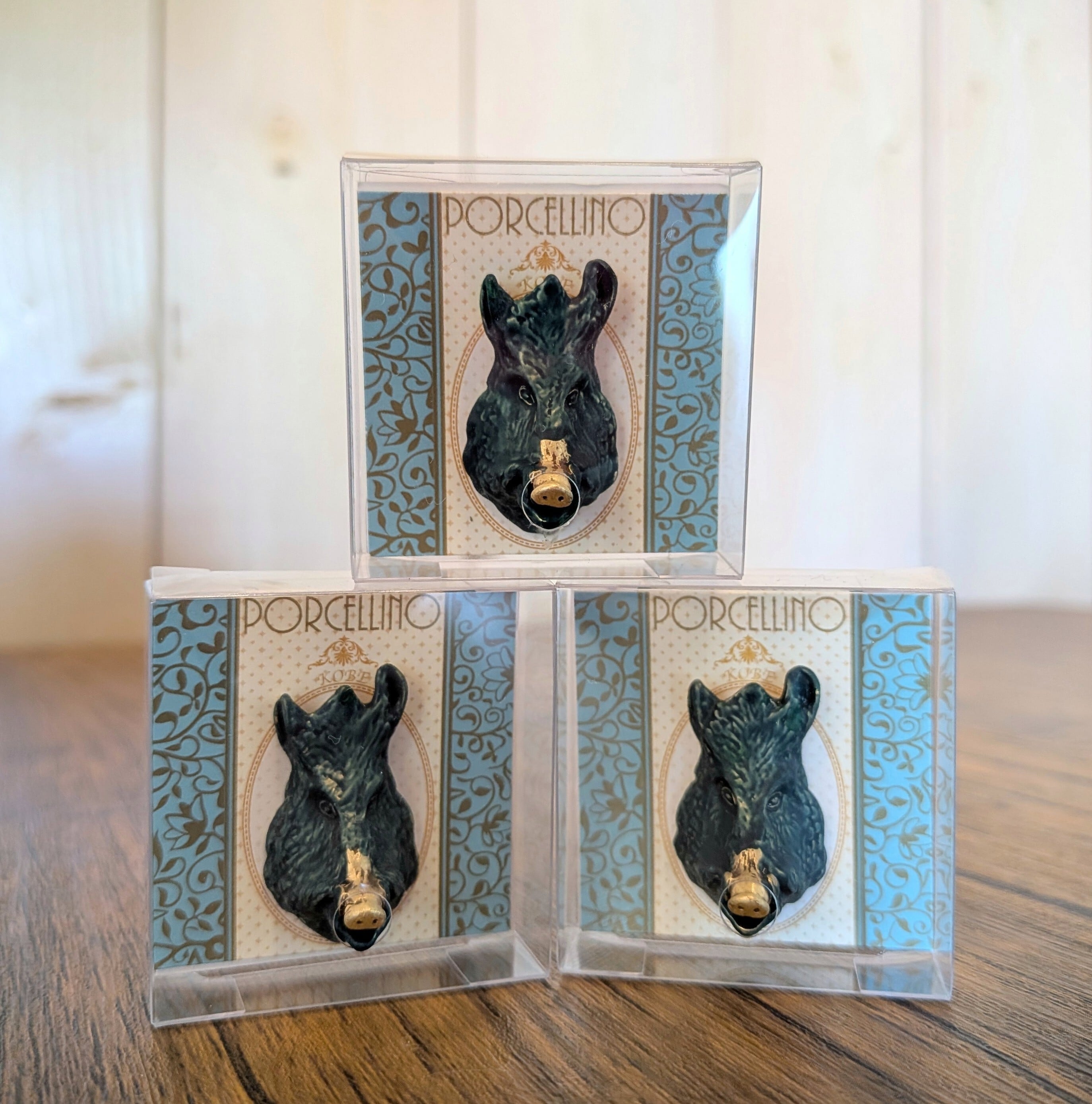ガラス製箸置き (うろこの家とポルチェリーノ) | KOBE GIFT