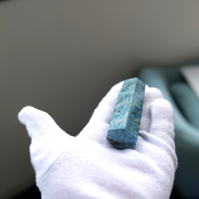 【魂の声を言葉にする石☆コミュニケーションのサポーター】ブルーアパタイト　ポイントT1_14