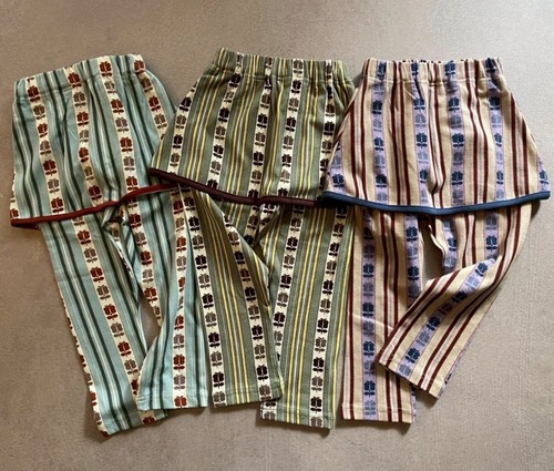 即納【&pal 】retro stripe skirted leggings