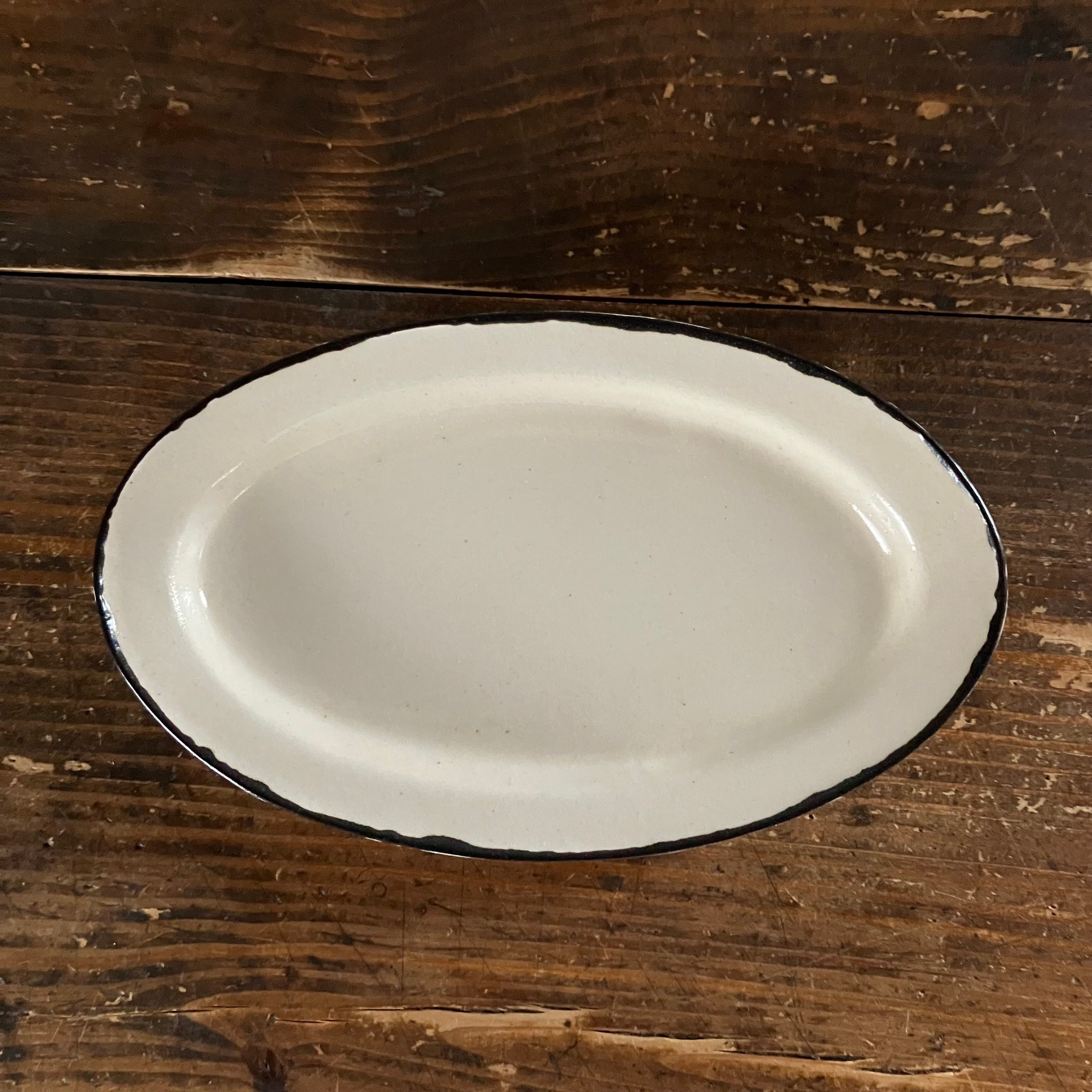 楕円皿  宮内太志 砥部焼