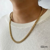Chain Necklace　Six-sided Single　2mm