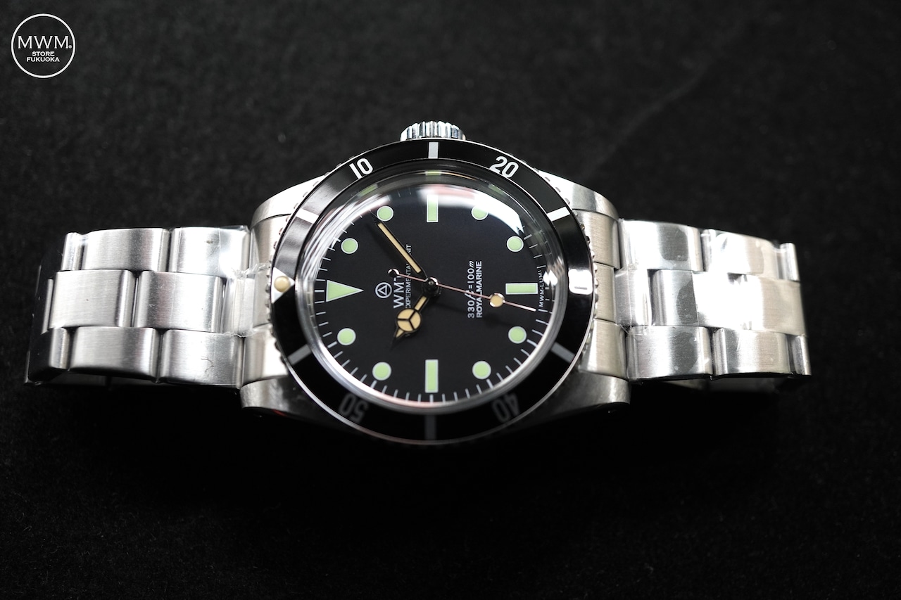 WMT Sea Diver Green Lume with Bracelet by MWM