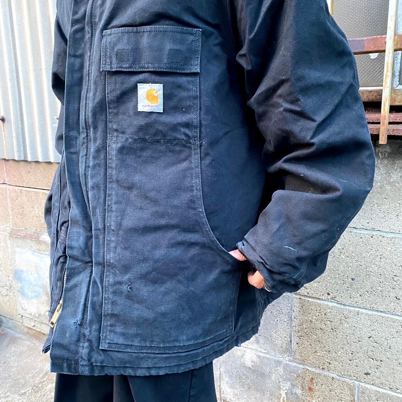 カーハート Carhartt トラディショナルコート ダック地ワークジャケット メンズL /eaa372631