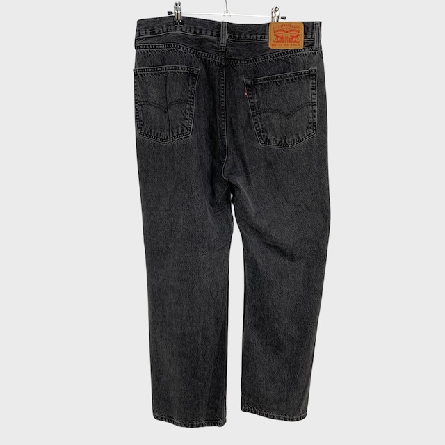 Levi's リーバイス 565tm'97 ワイドブラックデニムパンツ W36