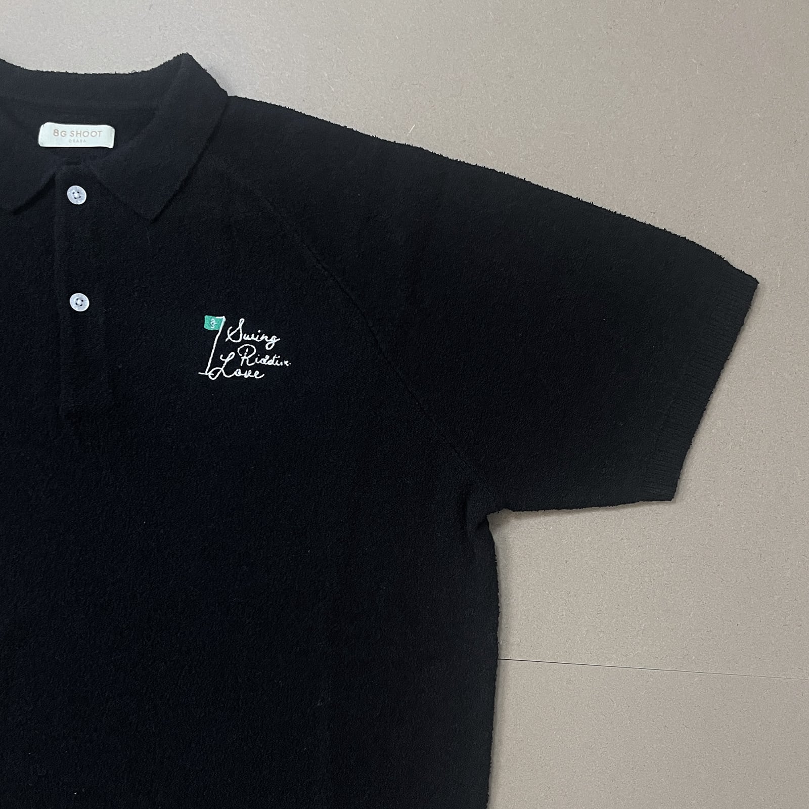 メンズウェア 8G SHOOT SUPER SOFT PILE KNIT POLO SHIRT SUPER SOFT