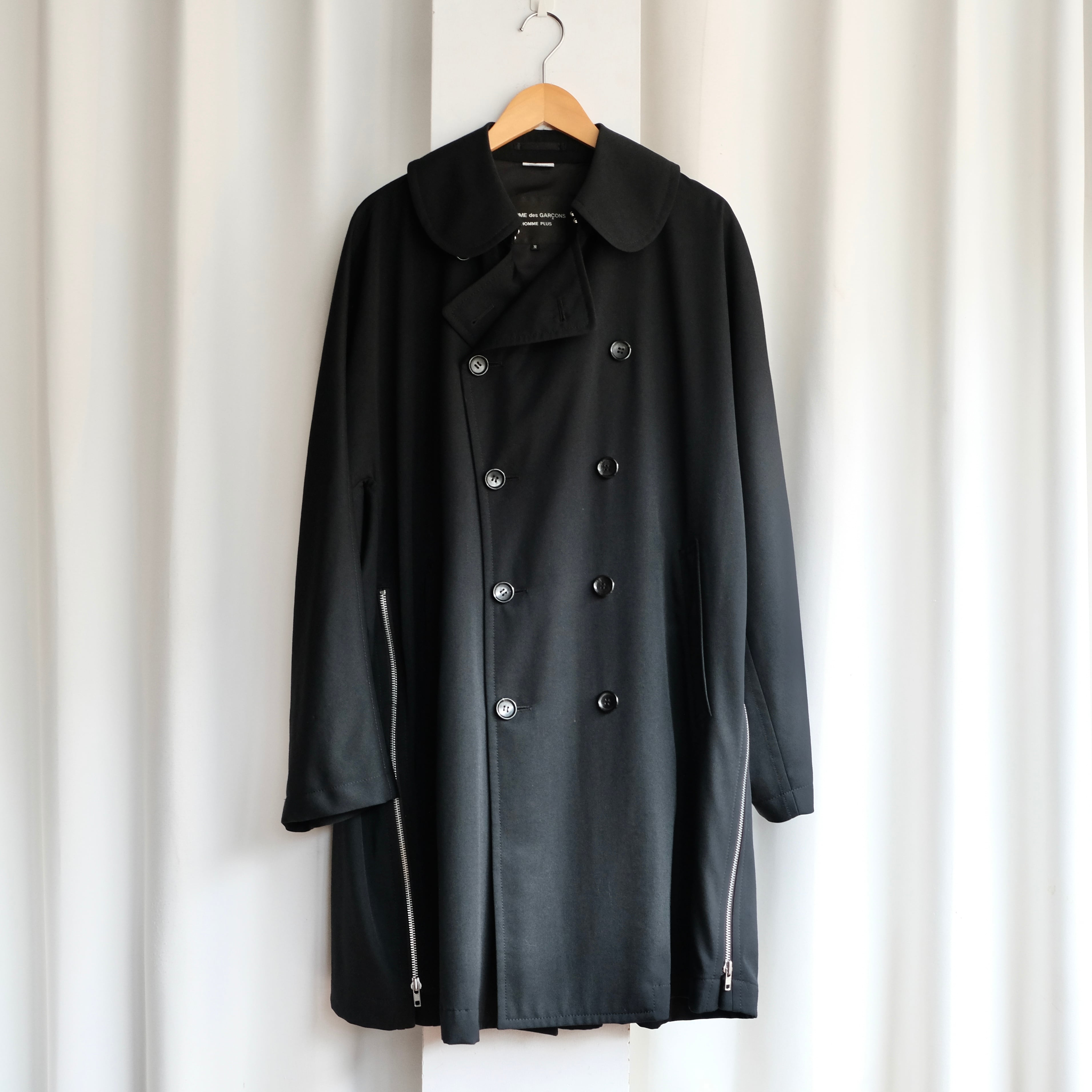 COMME des GARCONS HOMME PLUS 23SS WOOL GABA ZIP COAT | safarionline