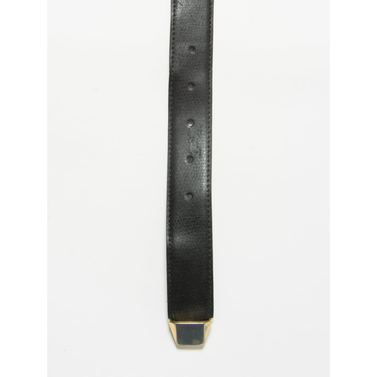【GIANNI VERSACE】Made in Italy buckle leather belt（ジャンニヴェルサーチ イタリア製バックルレザーベルト）3d