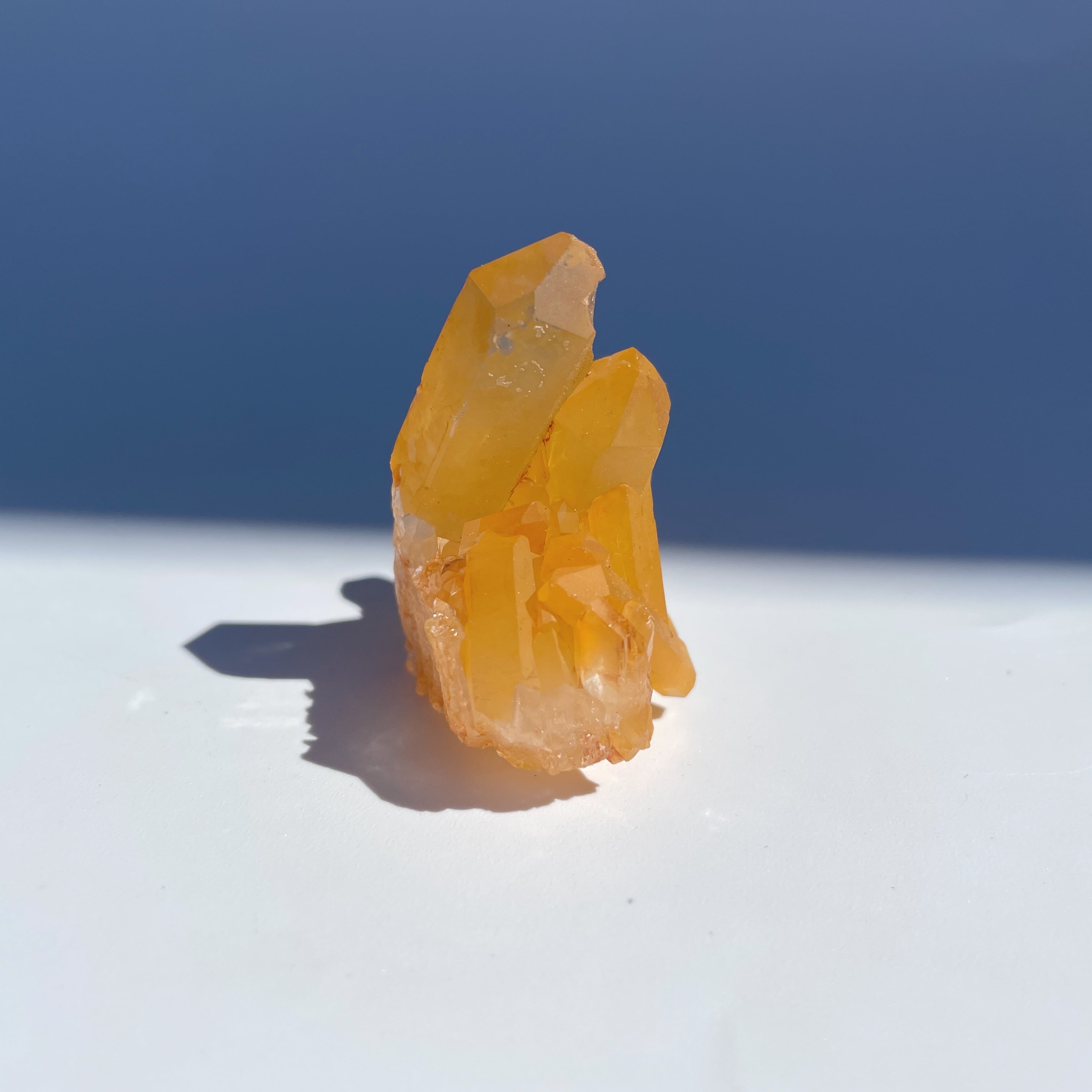 タンジェリンクォーツ クラスター02◇Tangerine Quartz ◇ 天然石