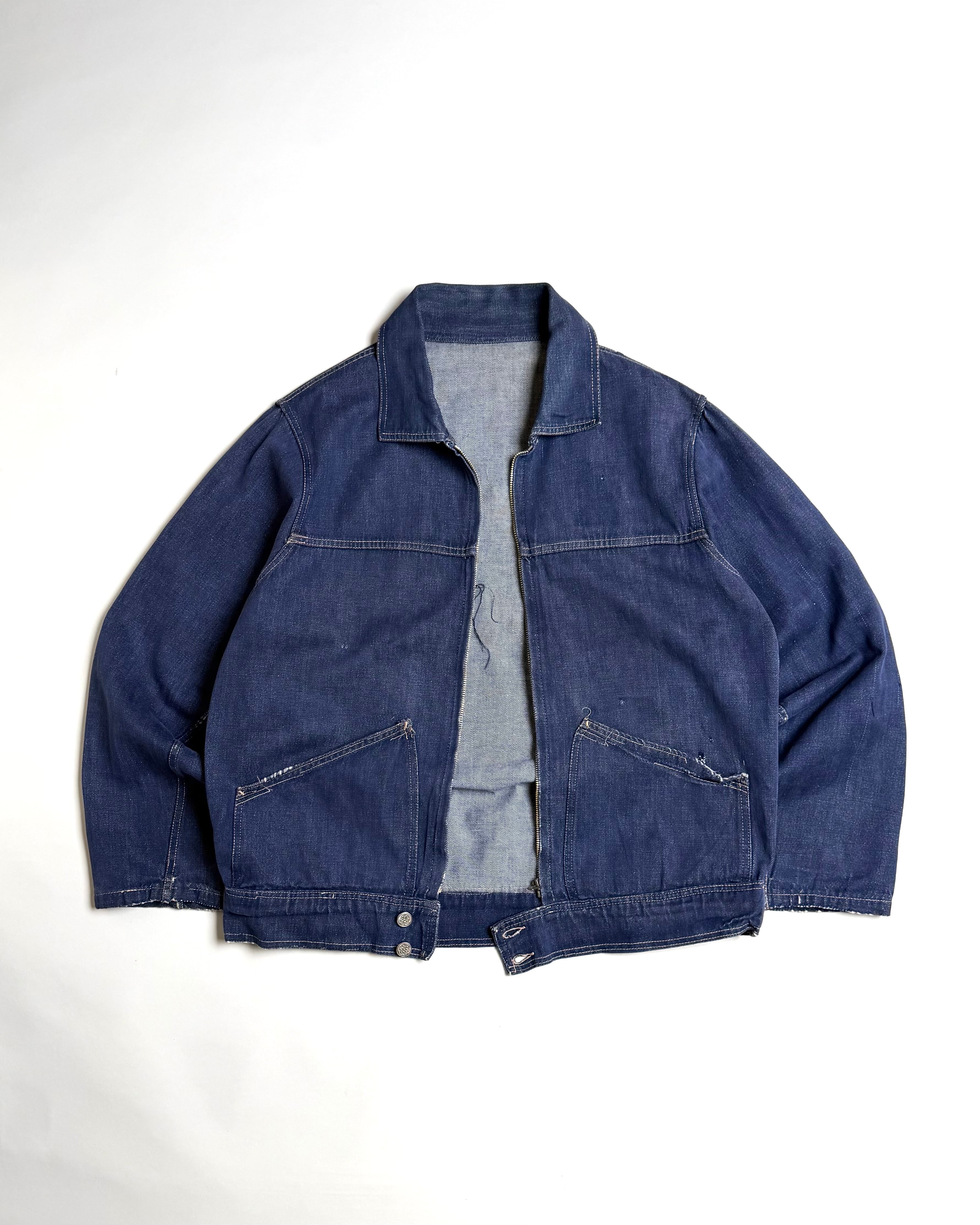 80s USA製 LEVI'S 70608 4th-TYPE DENIM BOA JACKET リーバイス デニム
