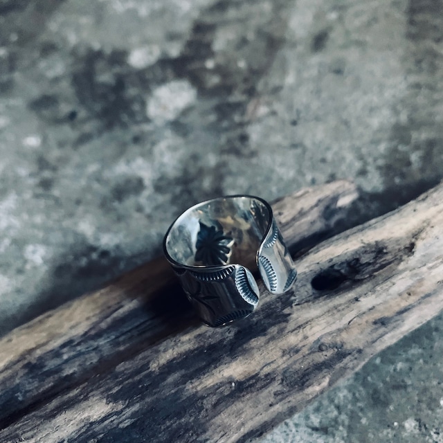 Sunburst Wide Ring