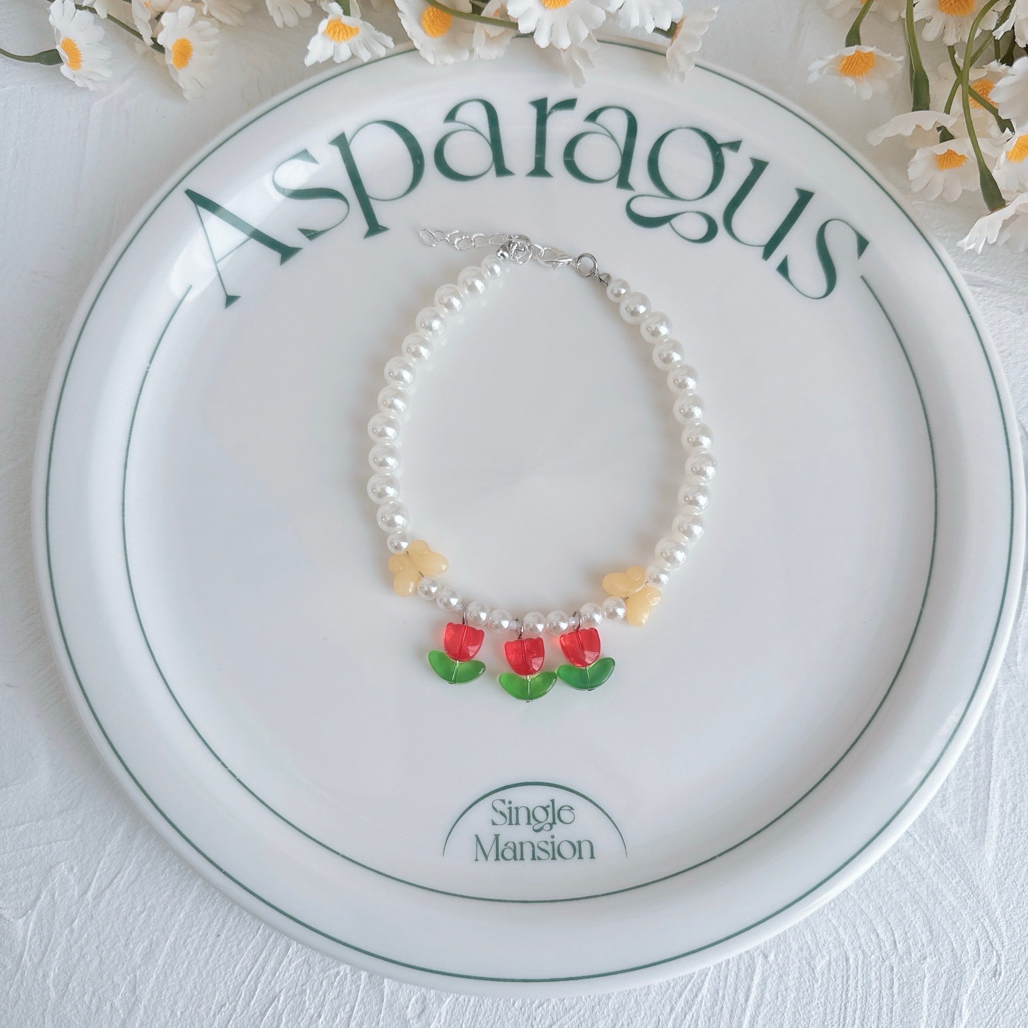 チューリップいっぱいネックレス