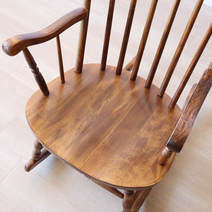 ヴィンテージ ロッキングチェア 飛騨の家具 古家具 ブナ材 無垢材 | RENOKA