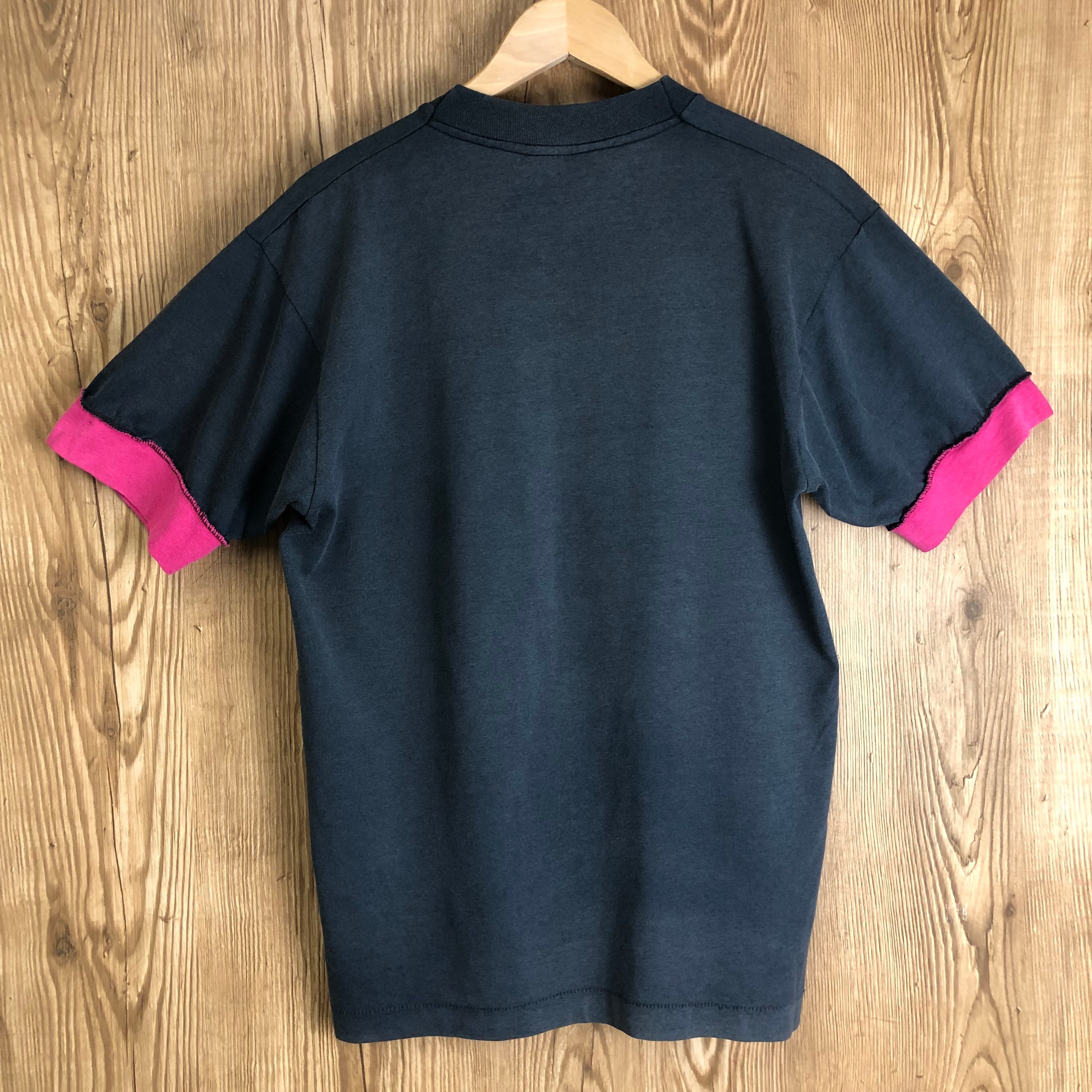 ☆USA製 90s VINTAGE SCREEN STARS BEST黒タグ 胸ポケット Tシャツ