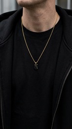 ネックレス　Forged carbon