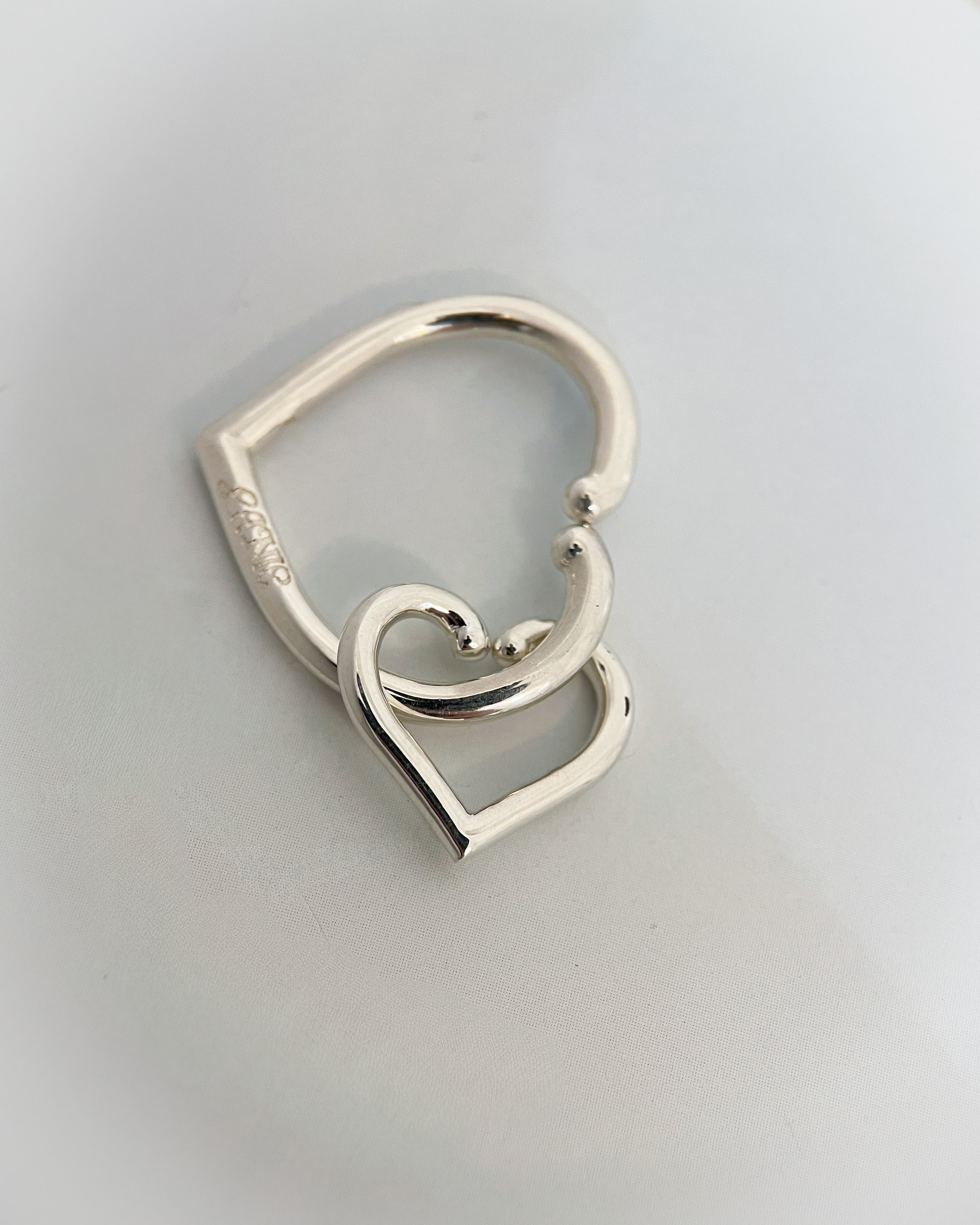CHAIN RING SILVER925 #1803-sv チェーンリング ハート/シルバー925