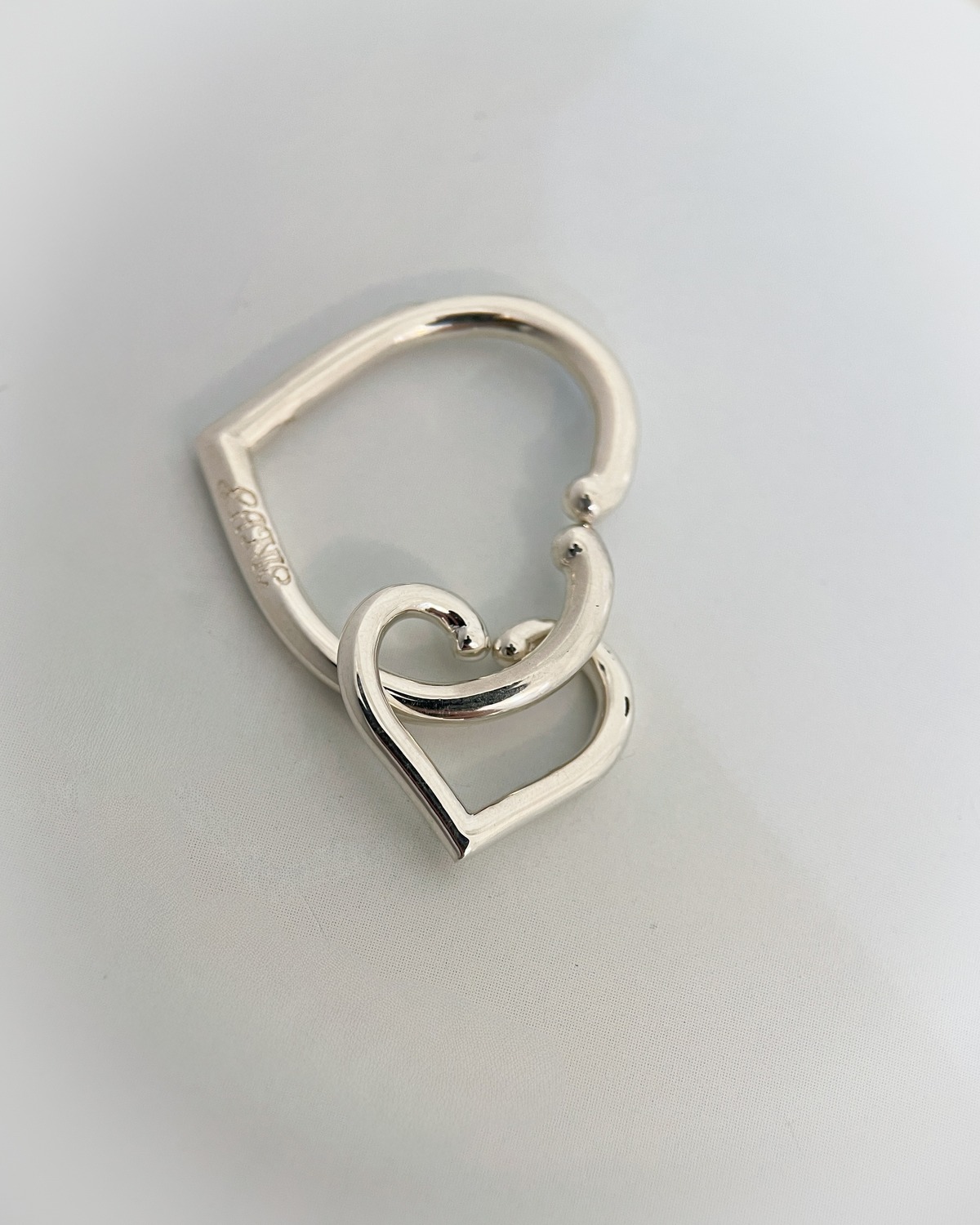 CHAIN RING SILVER925 #1803-sv チェーンリング ハート/シルバー925 