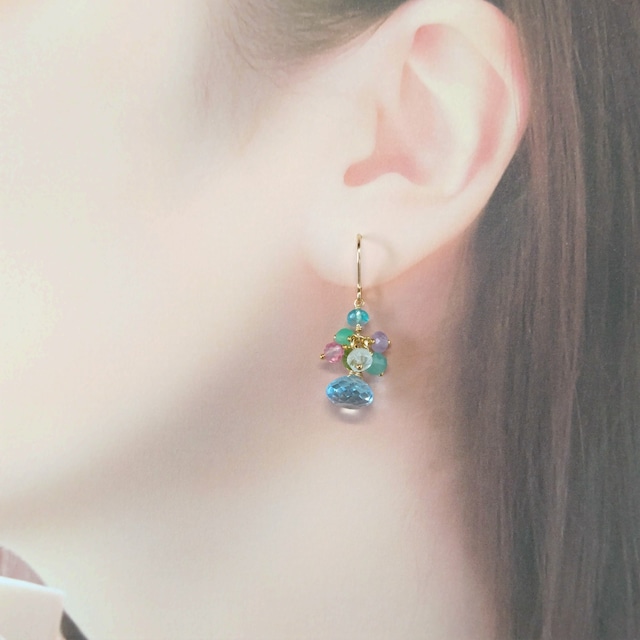 Drop colorful pierce 057