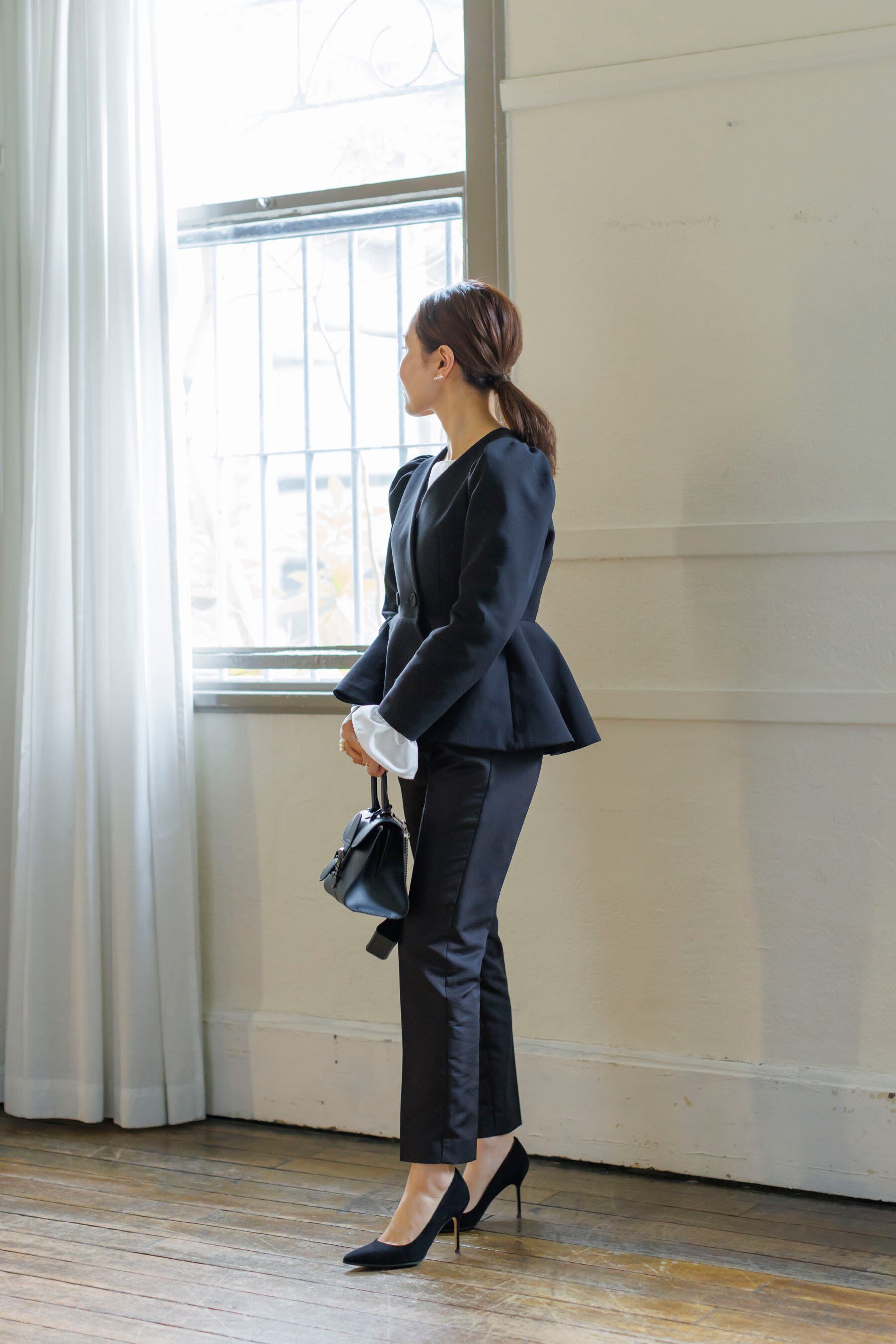 Bluelea Peplum jacket