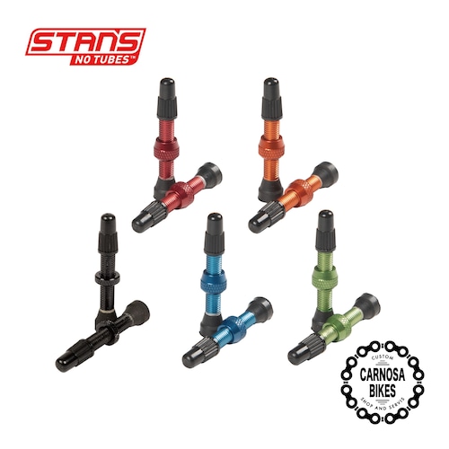 【STAN'S NO TUBES】VALVE STEM PAIR AL PRESTA [バルブステム ペア アルミ プレスタ] 35mm