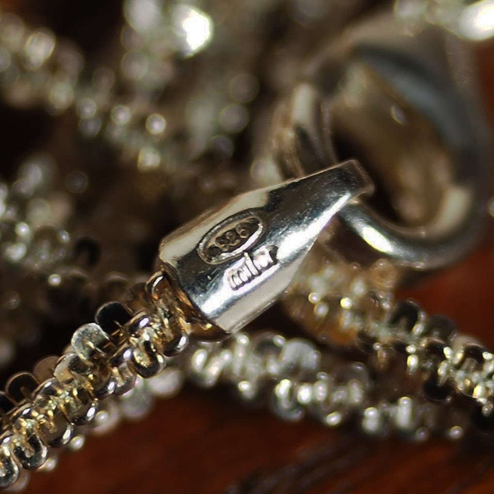 Italian Silver Wavy Necklace | nanika