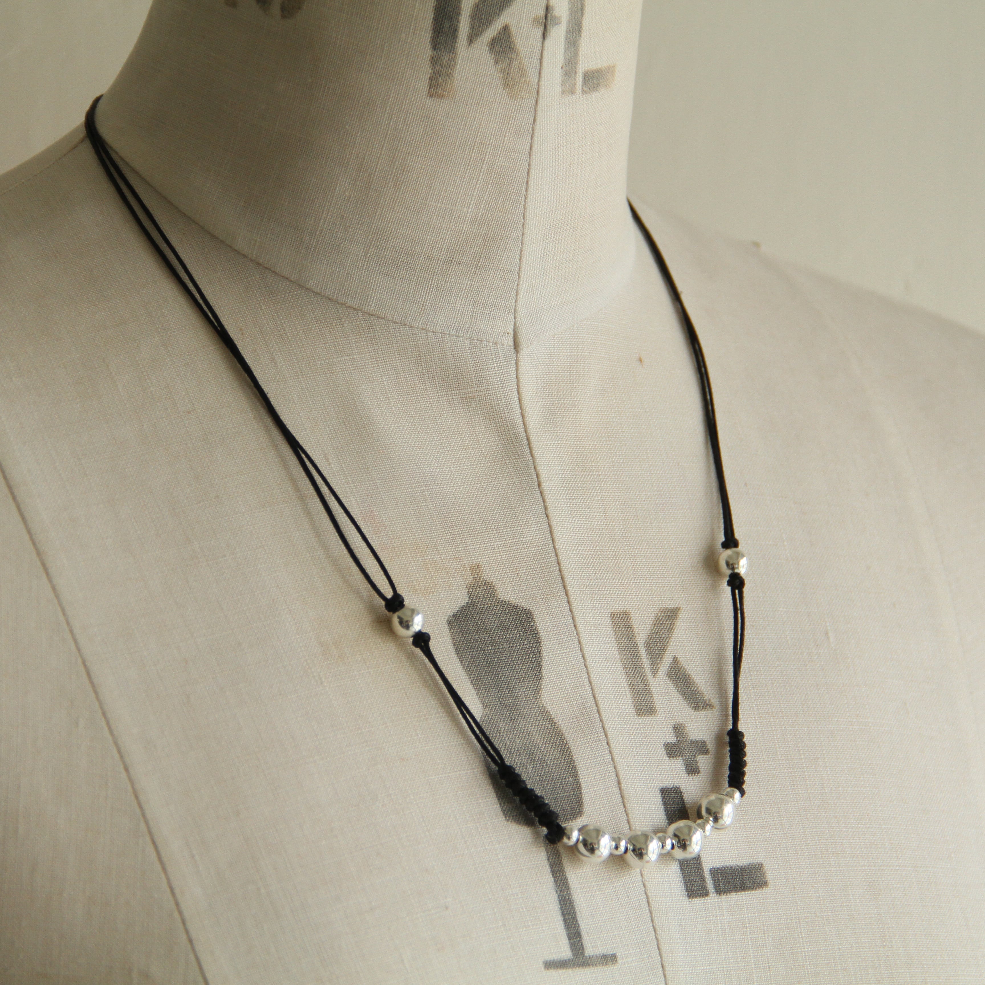 ERICKA NICOLAS BEGAY navajo pearl × code neclace
