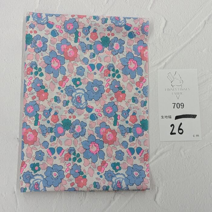 《709》◆輸入 リバティ LIBERTY タナローン カットクロス ハギレ