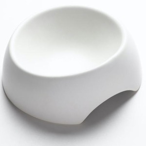 杉浦製陶 ペット フードボウル 日本製 陶磁器 洗いやすい 清潔 マット 直径12.5cm ホワイト PBS-01
