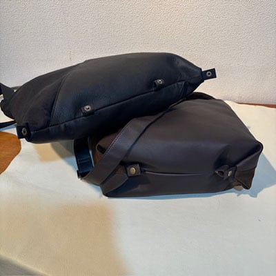 B.stuff　 再入荷！ナイロンコンビ変形2WAYショルダー(ディープブラウン)