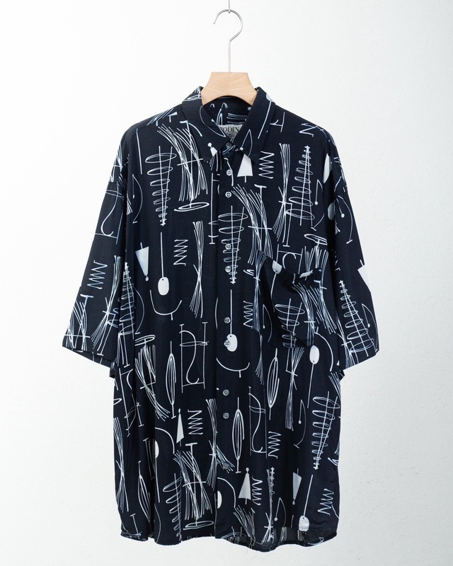all over pattern rayon short sleeve shirt / Made In ITALY