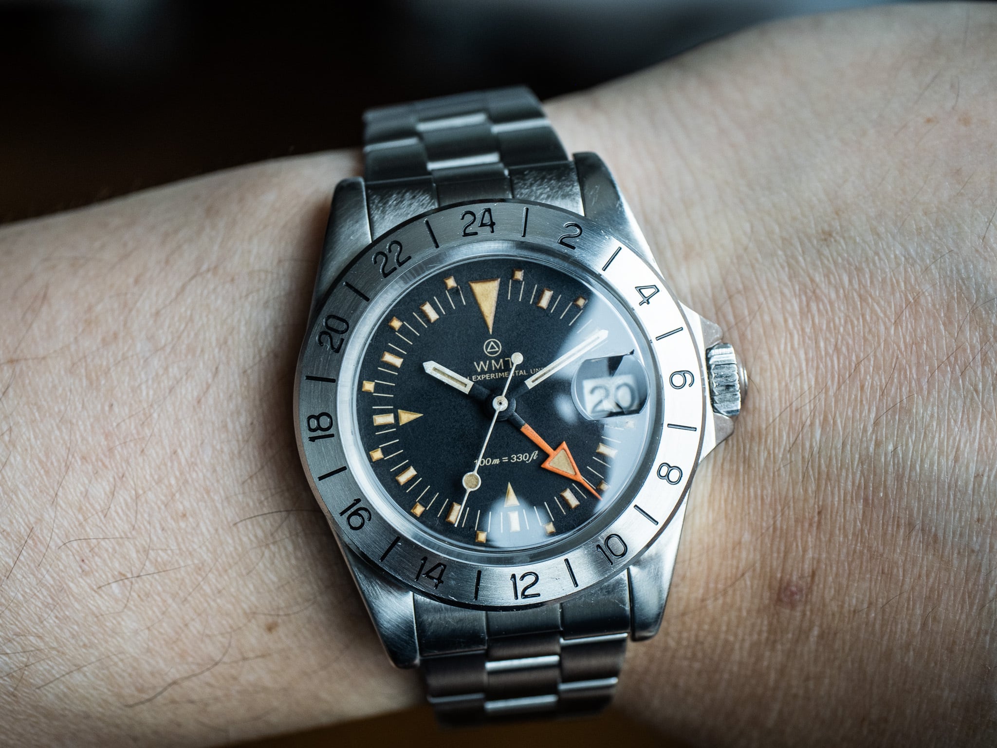 WMT自動巻き腕時計 ブラックダイアル EMBER MK2 WMT WATCHES Ember MKII – Black dial aged | MWM FUKUOKA (WMT