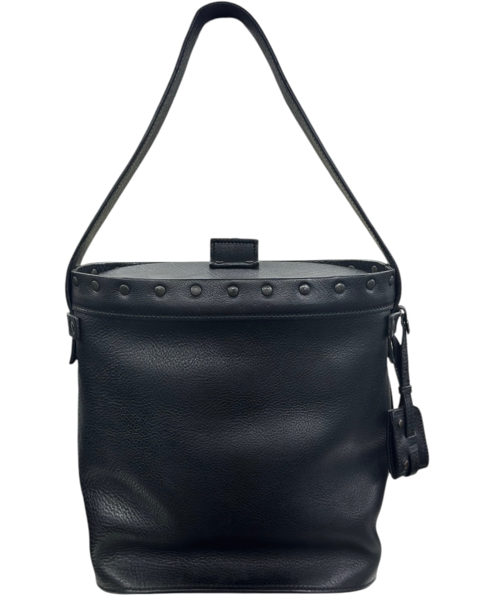 JOHANNA PARV BLACK PATCHWORK ACTION SHOULDER BAG | ZSC