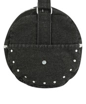 DENIM BARREL BAG_BLK
