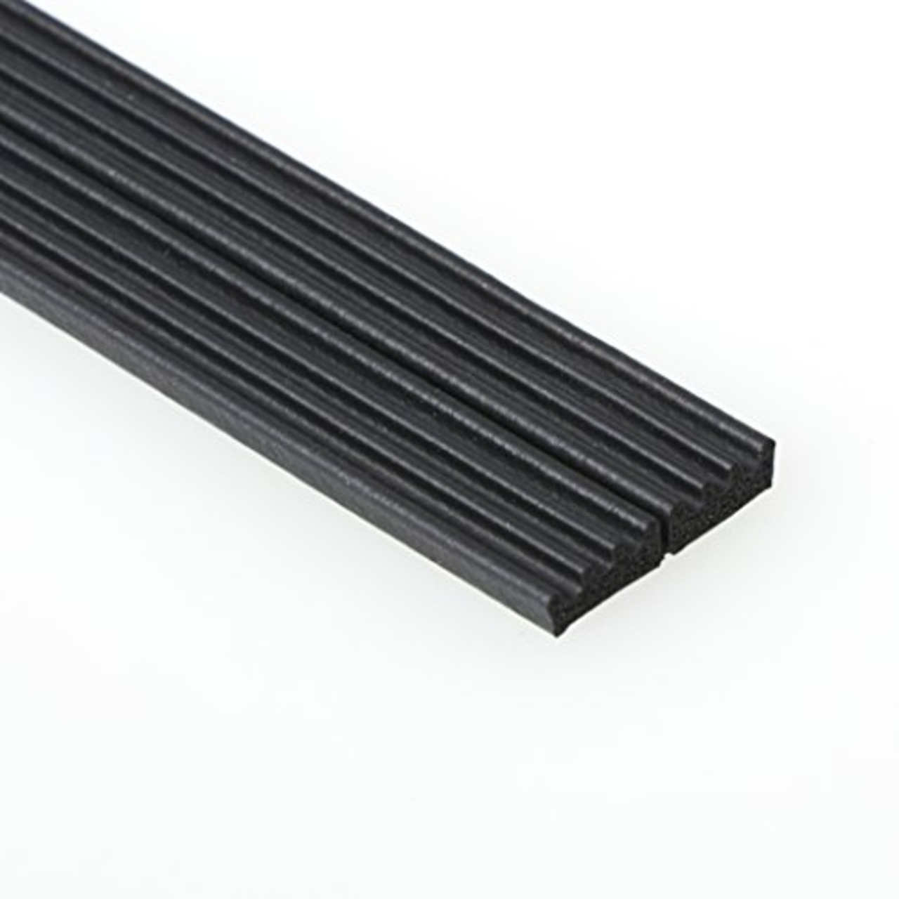 スリーエム(3M) スコッチ 玄関ドア戸あたり波型テープ2本 黒 厚さ3.5mm×幅8.5mm 長さ5.0m EN-58