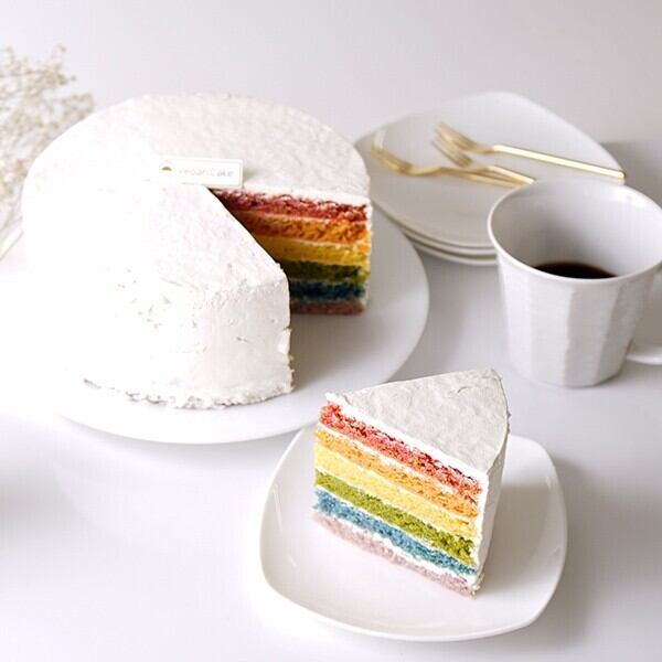 夢幻レインボーケーキ６号 Vegan Rainbow Cake no.6 | SHOCHIKU-EN