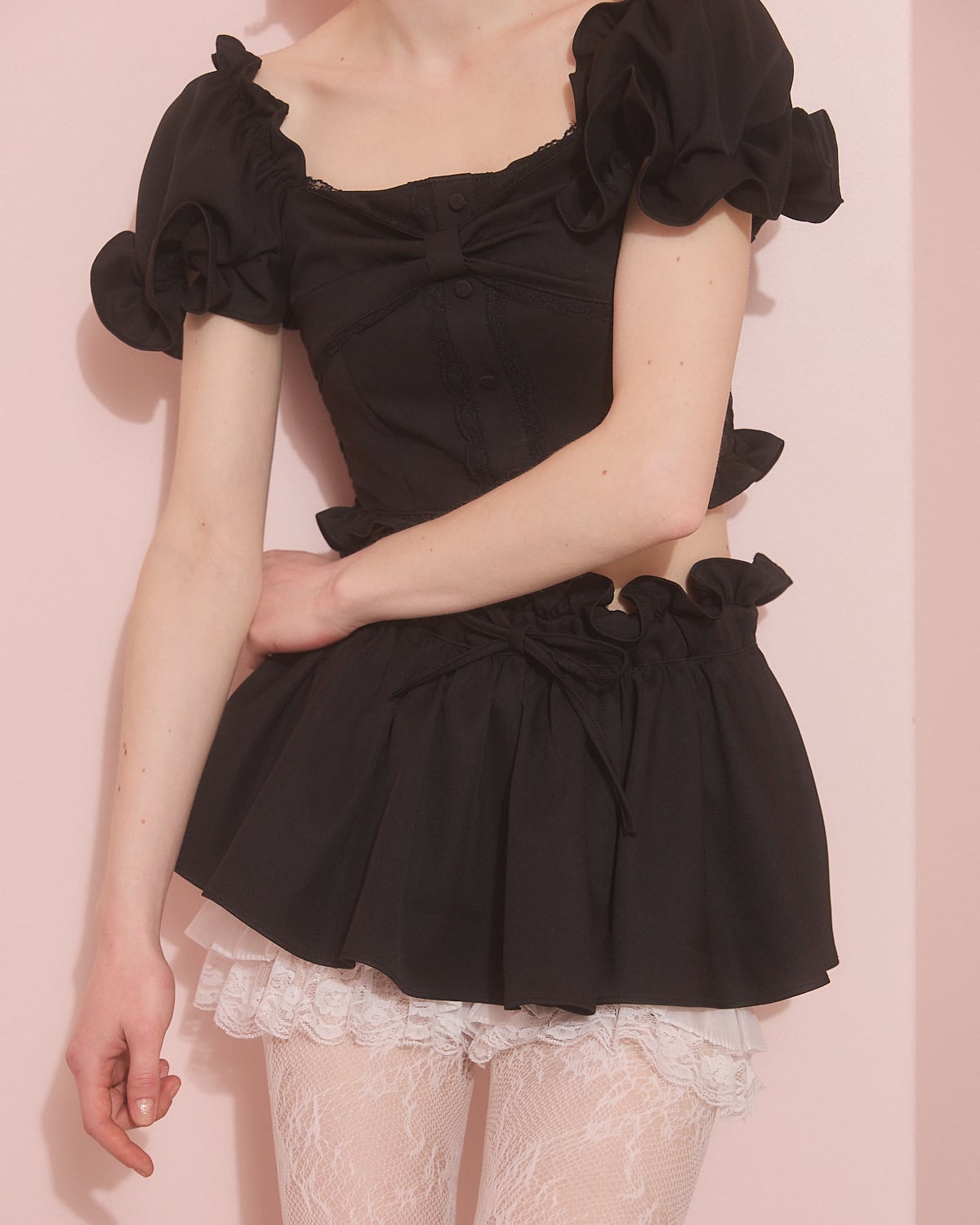 パフスリーブリボントップス | lilLilly official webstore