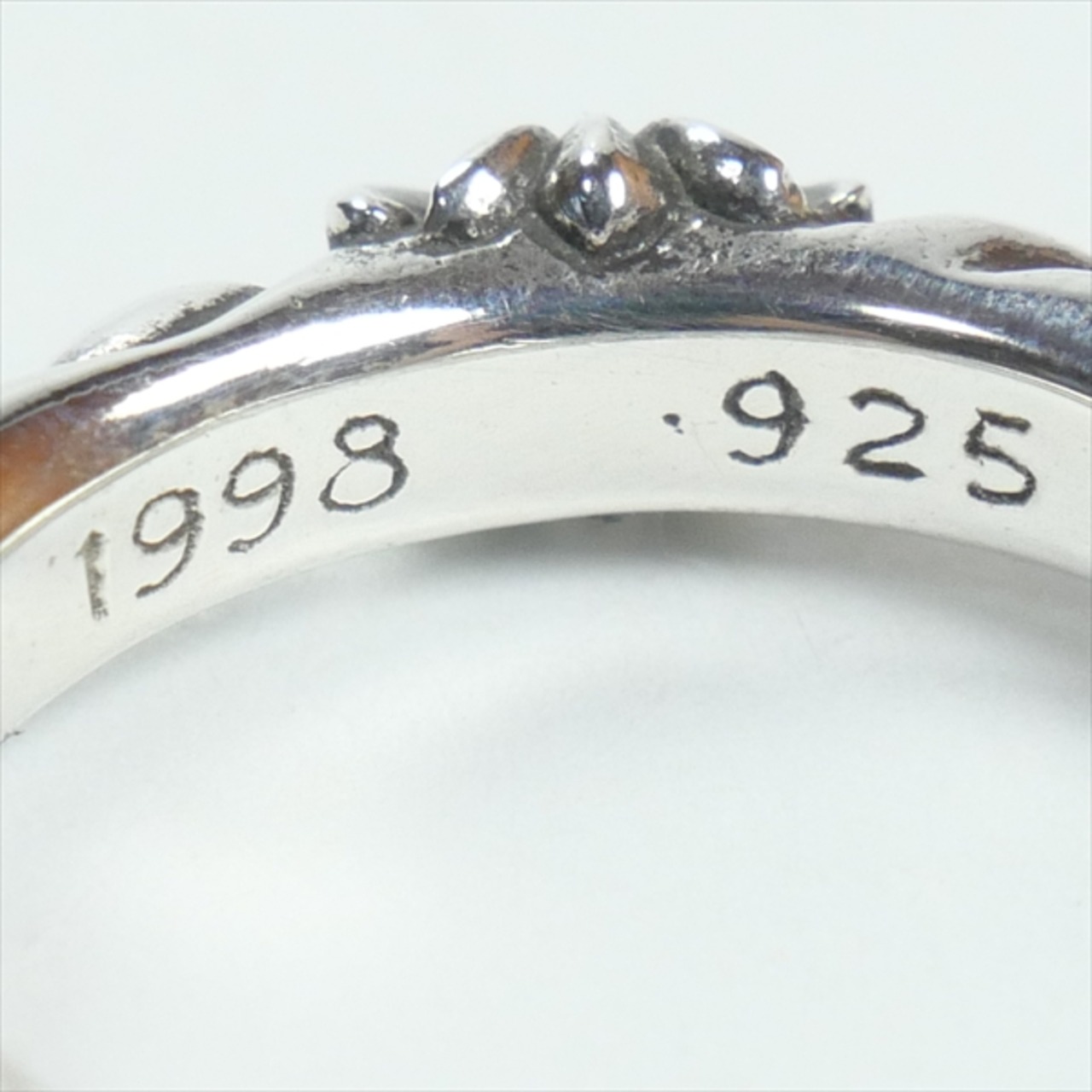 Size【16号】 CHROME HEARTS クロム・ハーツ SBT BAND RING リング 銀 